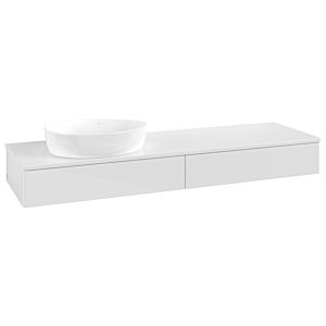 Villeroy &amp; Boch Antao vanity unit 1600x190x500mm L15010GF with lighting FK/AP: GF/0