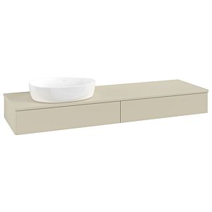 Meuble sous-vasque Villeroy &amp; Boch Antao 1600x190x500mm L15010HJ avec éclairage FK/AP: HJ/0