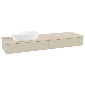 Meuble sous-vasque Villeroy &amp; Boch Antao 1600x190x500mm L15013HJ avec éclairage FK/AP: HJ/3