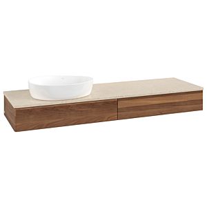Meuble sous-vasque Villeroy &amp; Boch Antao 1600x190x500mm L15013HM avec éclairage FK/AP: HM/3