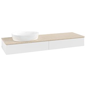 Villeroy & Boch Antao Waschtischunterschrank 1600x190x500mm L15013MT mit Beleuchtung FK/AP: MT/3