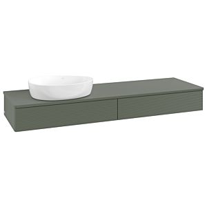Meuble sous-vasque Villeroy &amp; Boch Antao 1600x190x500mm L15110HL avec éclairage avec structure FK/AP: HL/0