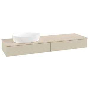 Meuble sous-vasque Villeroy &amp; Boch Antao 1600x190x500mm L15113HJ avec éclairage avec structure FK/AP: HJ/3