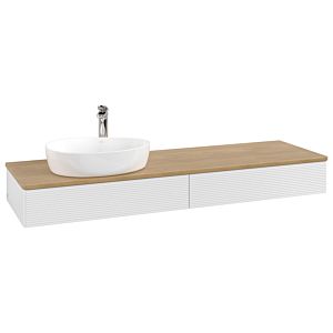 Villeroy & Boch Antao Waschtischunterschrank 1600x190x500mm L15151GF mit Beleuchtung mit Struktur FK/AP: GF/1