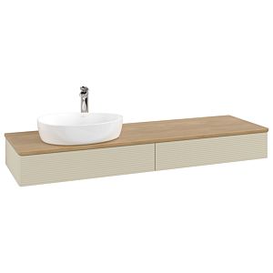 Meuble sous-vasque Villeroy &amp; Boch Antao 1600x190x500mm L15151HJ avec éclairage avec structure FK/AP: HJ/1