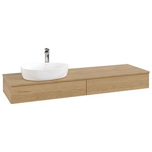 Meuble sous-vasque Villeroy &amp; Boch Antao 1600x190x500mm L15151HN avec éclairage avec structure FK/AP: HN/1