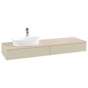 Villeroy &amp; Boch Antao vanity unit 1600x190x500mm L15153HJ with lighting with structure FK/AP: HJ/3