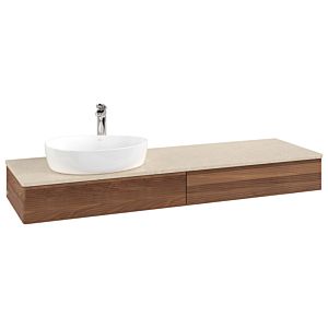 Meuble sous-vasque Villeroy &amp; Boch Antao 1600x190x500mm L15153HM avec éclairage avec structure FK/AP: HM/3