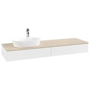 Meuble sous-vasque Villeroy &amp; Boch Antao 1600x190x500mm L15153MT avec éclairage avec structure FK/AP: MT/3