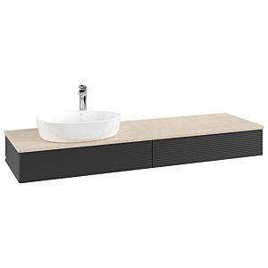 Meuble sous-vasque Villeroy &amp; Boch Antao 1600x190x500mm L15153PD avec éclairage avec structure FK/AP: PD/3