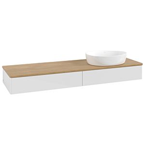 Meuble sous-vasque Villeroy &amp; Boch Antao 1600x190x500mm L16011GF avec éclairage FK/AP: GF/1