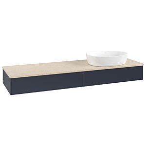 Meuble sous-vasque Villeroy &amp; Boch Antao 1600x190x500mm L16013HG avec éclairage FK/AP: HG/3