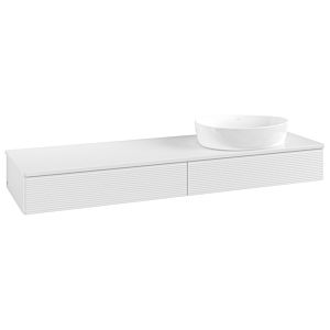 Meuble sous-vasque Villeroy &amp; Boch Antao 1600x190x500mm L16110GF avec éclairage avec structure FK/AP: GF/0