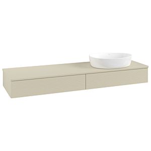 Villeroy &amp; Boch Antao vanity unit 1600x190x500mm L16110HJ with lighting with structure FK/AP: HJ/0