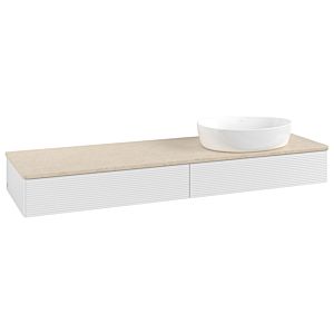 Meuble sous-vasque Villeroy &amp; Boch Antao 1600x190x500mm L16113GF avec éclairage avec structure FK/AP: GF/3