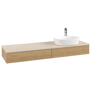 Meuble sous-vasque Villeroy &amp; Boch Antao 1600x190x500mm L16153HN avec éclairage avec structure FK/AP: HN/3