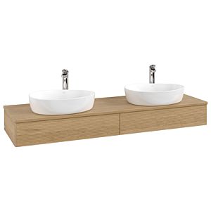 Meuble sous-vasque Villeroy &amp; Boch Antao 1600x190x500mm L17151HN avec éclairage avec structure FK/AP: HN/1