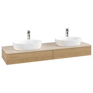 Meuble sous-vasque Villeroy &amp; Boch Antao 1600x190x500mm L17153HN avec éclairage avec structure FK/AP: HN/3