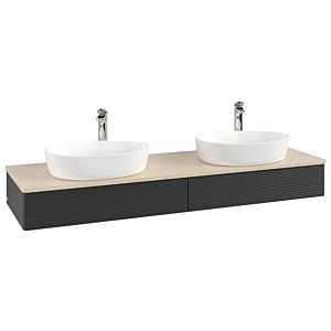 Meuble sous-vasque Villeroy &amp; Boch Antao 1600x190x500mm L17153PD avec éclairage avec structure FK/AP: PD/3