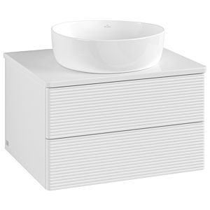 Villeroy & Boch Antao Waschtischunterschrank 600x360x500mm L18110GF mit Beleuchtung mit Struktur FK/AP: GF/0