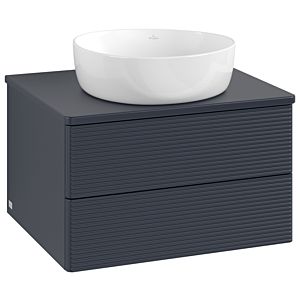 Villeroy & Boch Antao Waschtischunterschrank 600x360x500mm L18110HG mit Beleuchtung mit Struktur FK/AP: HG/0