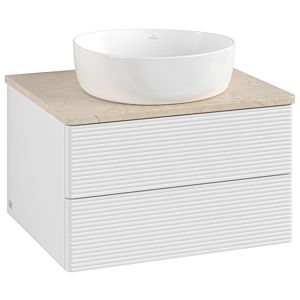 Villeroy & Boch Antao Waschtischunterschrank 600x360x500mm L18113GF mit Beleuchtung mit Struktur FK/AP: GF/3