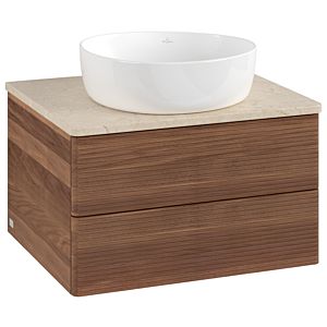 Villeroy & Boch Antao Waschtischunterschrank 600x360x500mm L18113HM mit Beleuchtung mit Struktur FK/AP: HM/3