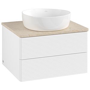 Villeroy & Boch Antao Waschtischunterschrank 600x360x500mm L18113MT mit Beleuchtung mit Struktur FK/AP: MT/3