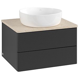 Villeroy & Boch Antao Waschtischunterschrank 600x360x500mm L18113PD mit Beleuchtung mit Struktur FK/AP: PD/3