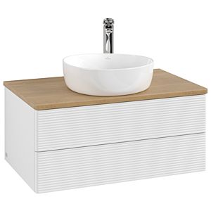 Villeroy & Boch Antao Waschtischunterschrank 800x360x500mm L19151GF mit Beleuchtung mit Struktur FK/AP: GF/1