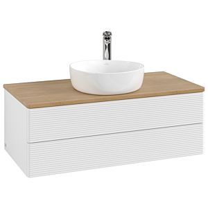 Villeroy & Boch Antao Waschtischunterschrank 1000x360x500mm L20151GF mit Beleuchtung mit Struktur FK/AP: GF/1