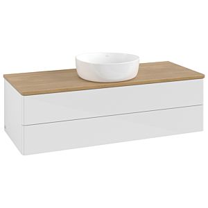 Villeroy &amp; Boch Antao vanity unit 1200x360x500mm L21011GF with lighting FK/AP: GF/1