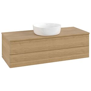 Villeroy & Boch Antao Waschtischunterschrank 1200x360x500mm L21111HN mit Beleuchtung mit Struktur FK/AP: HN/1
