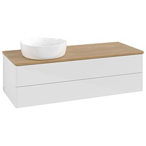 Villeroy &amp; Boch Antao vanity unit 1200x360x500mm L22011GF with lighting FK/AP: GF/1