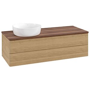 Villeroy & Boch Antao Waschtischunterschrank 1200x360x500mm L22112HN mit Beleuchtung mit Struktur FK/AP: HN/2