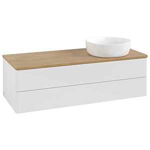 Villeroy &amp; Boch Antao vanity unit 1200x360x500mm L23011GF with lighting FK/AP: GF/1