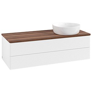 Villeroy & Boch Antao Waschtischunterschrank 1200x360x500mm L23112MT mit Beleuchtung mit Struktur FK/AP: MT/2