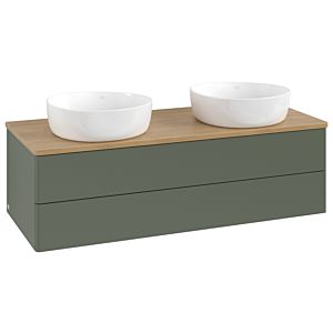 Meuble sous-vasque Villeroy &amp; Boch Antao 1200x360x500mm L24011HL avec éclairage FK/AP: HL/1