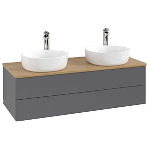 Villeroy &amp; Boch Antao vanity unit 1200x360x500mm L24051GK with lighting FK/AP: GK/1