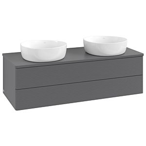 Meuble sous-vasque Villeroy &amp; Boch Antao 1200x360x500mm L24110GK avec éclairage avec structure FK/AP: GK/0