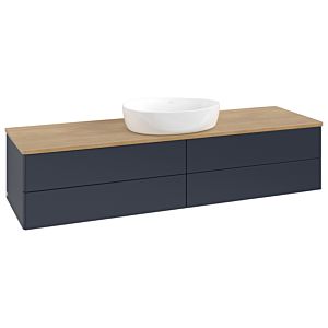 Meuble sous-vasque Villeroy &amp; Boch Antao 1600x360x500mm L25011HG avec éclairage FK/AP: HG/1