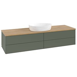 Meuble sous-vasque Villeroy &amp; Boch Antao 1600x360x500mm L25011HL avec éclairage FK/AP: HL/1