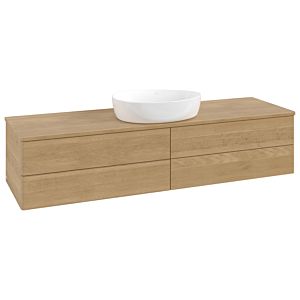 Meuble sous-vasque Villeroy &amp; Boch Antao 1600x360x500mm L25011HN avec éclairage FK/AP: HN/1