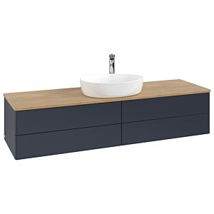 Meuble sous-vasque Villeroy &amp; Boch Antao 1600x360x500mm L25051HG avec éclairage FK/AP: HG/1