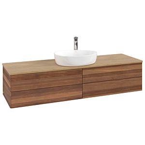 Meuble sous-vasque Villeroy &amp; Boch Antao 1600x360x500mm L25051HM avec éclairage FK/AP: HM/1