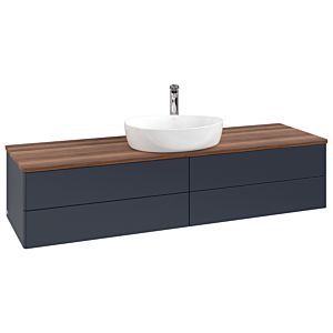 Villeroy &amp; Boch Antao vanity unit 1600x360x500mm L25052HG with lighting FK/AP: HG/2