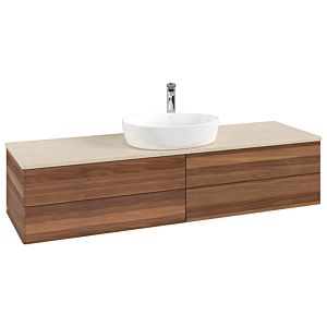 Meuble sous lavabo Villeroy &amp; Boch Antao 1600x360x500mm L25053HM avec éclairage FK/AP: HM/3