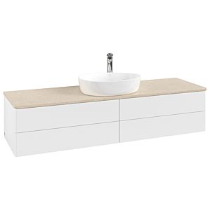 Meuble sous-vasque Villeroy &amp; Boch Antao 1600x360x500mm L25053MT avec éclairage FK/AP: MT/3