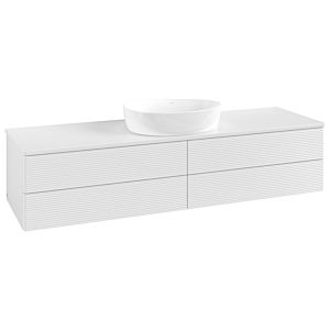 Meuble sous-vasque Villeroy &amp; Boch Antao 1600x360x500mm L25110GF avec éclairage avec structure FK/AP: GF/0