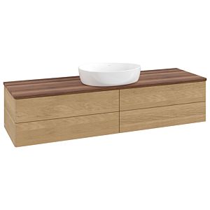 Meuble sous-vasque Villeroy &amp; Boch Antao 1600x360x500mm L25112HN avec éclairage avec structure FK/AP: HN/2